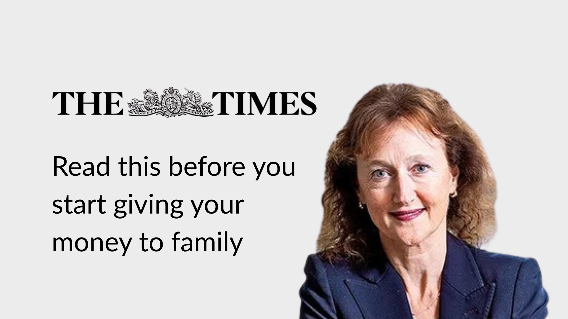 Hero image for Read this before you start giving your money to family
