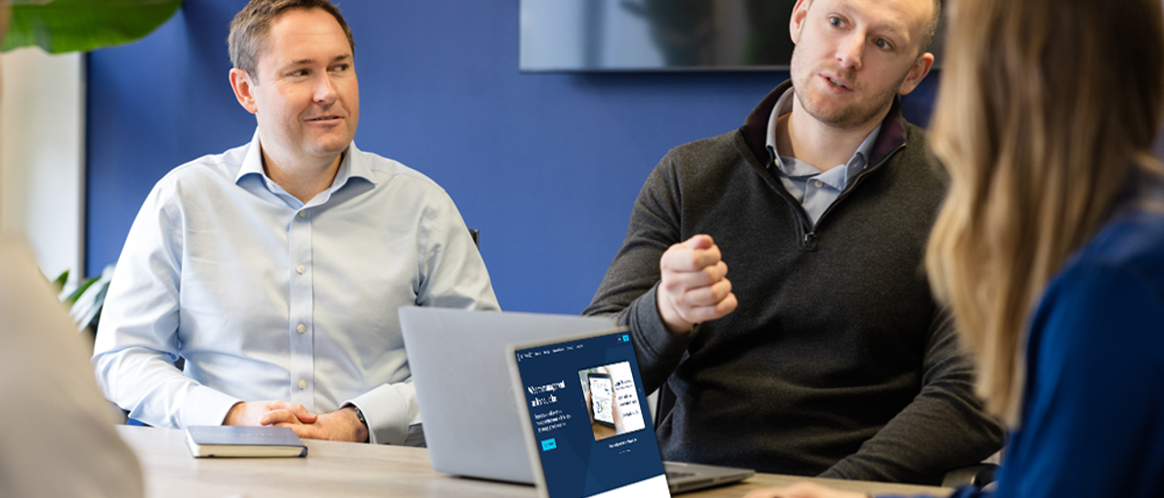 Family on autumn walk